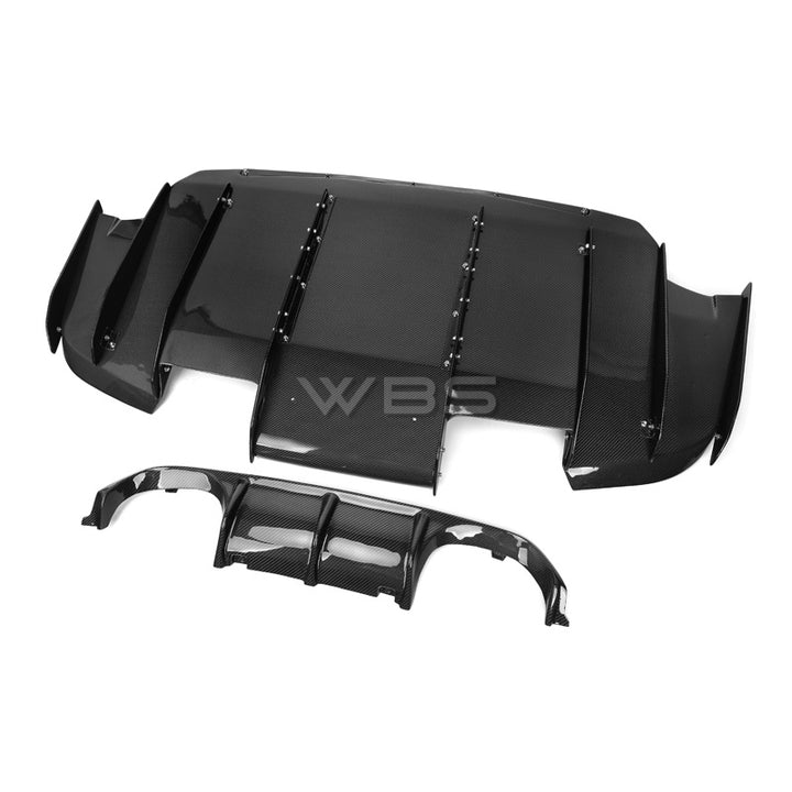 WBS - BMW F8X M3/ M4 VARIS STYLE DIFFUSER KIT GENUINE CARBON FIBER