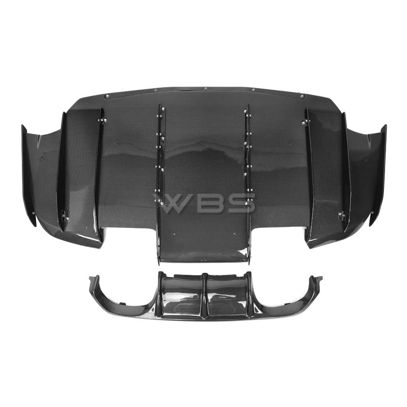 WBS - BMW F8X M3/ M4 VARIS STYLE DIFFUSER KIT GENUINE CARBON FIBER