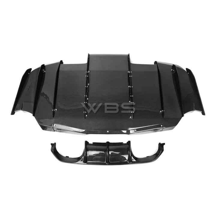 WBS - BMW F8X M3/ M4 VARIS STYLE DIFFUSER KIT GENUINE CARBON FIBER