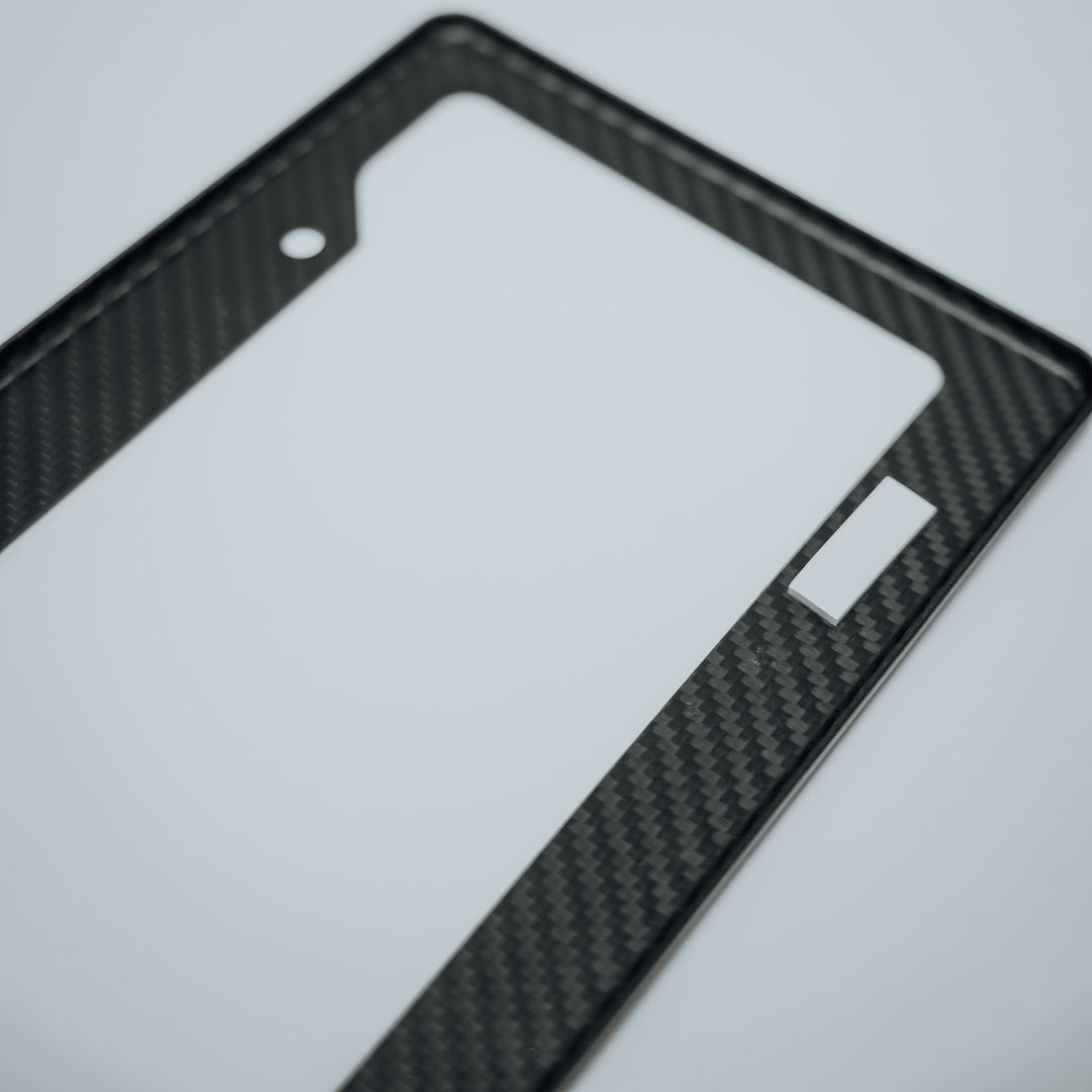 WBS | NOT YOUR ORDINARY. LICENSE PLATE FRAME GENUINE CARBON FIBER