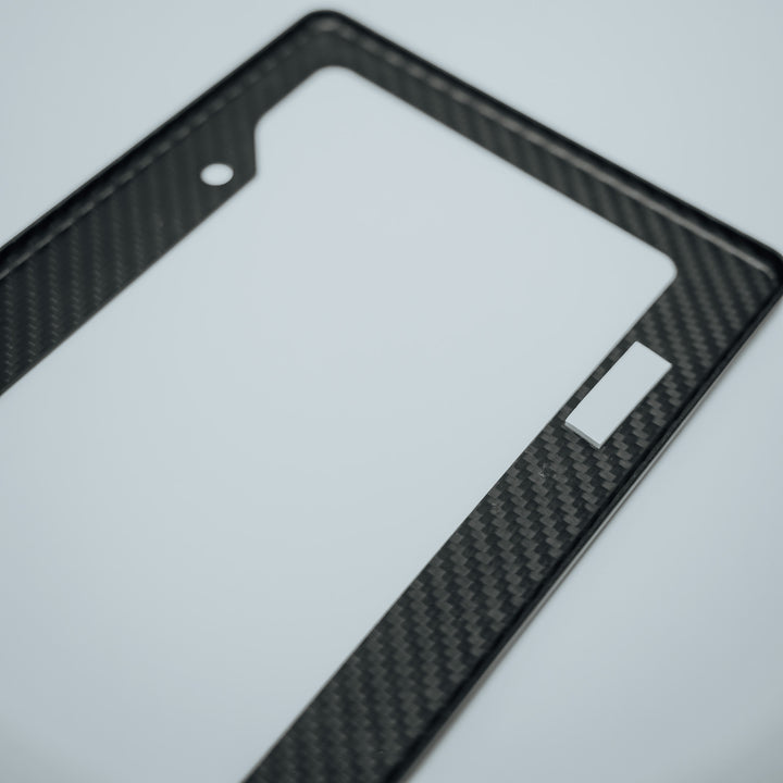 WBS | NOT YOUR ORDINARY. LICENSE PLATE FRAME GENUINE CARBON FIBER