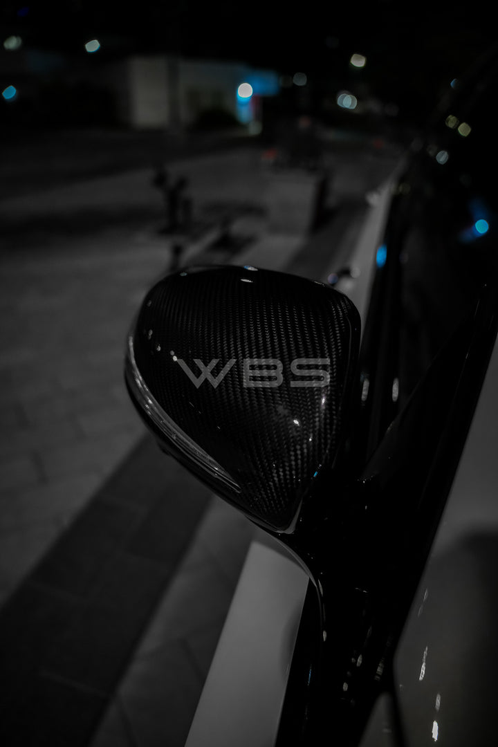 MERCEDES W222 S63/ S CLASS SIDE MIRROR COVERS GENUINE CARBON FIBER