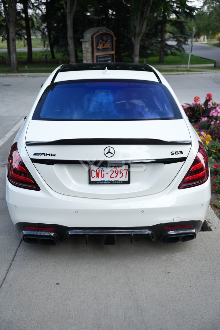 MERCEDES W222 S63/ S CLASS BRABUS DIFFUSER GENUINE CARBON FIBER