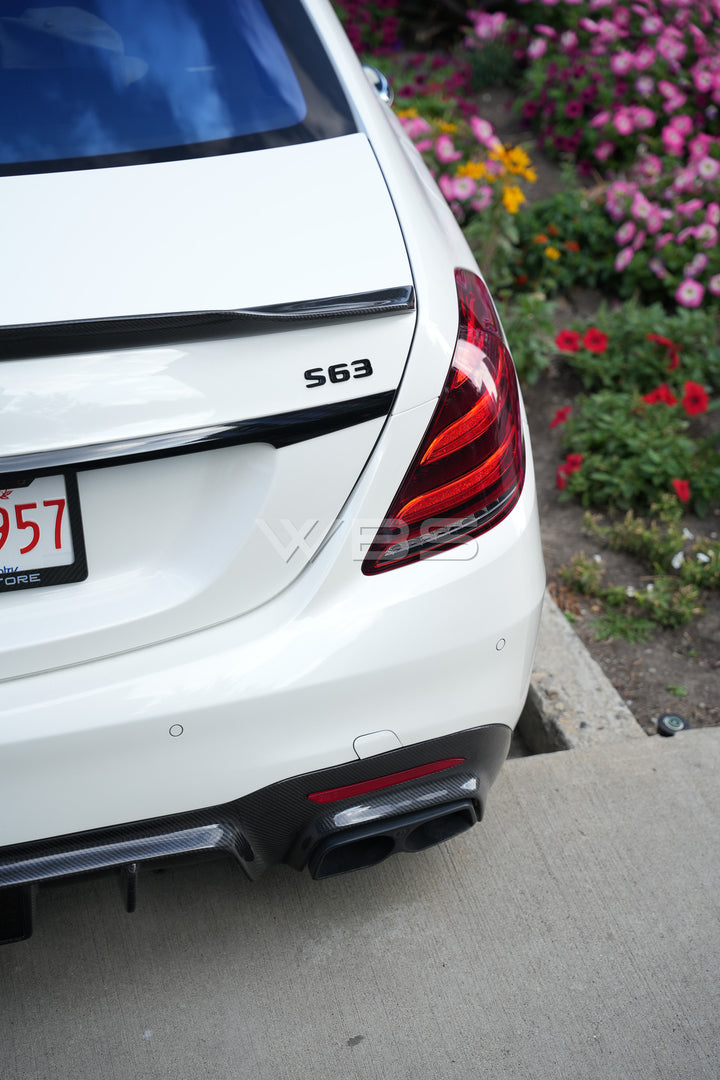 MERCEDES W222 S63/ S CLASS BRABUS DIFFUSER GENUINE CARBON FIBER