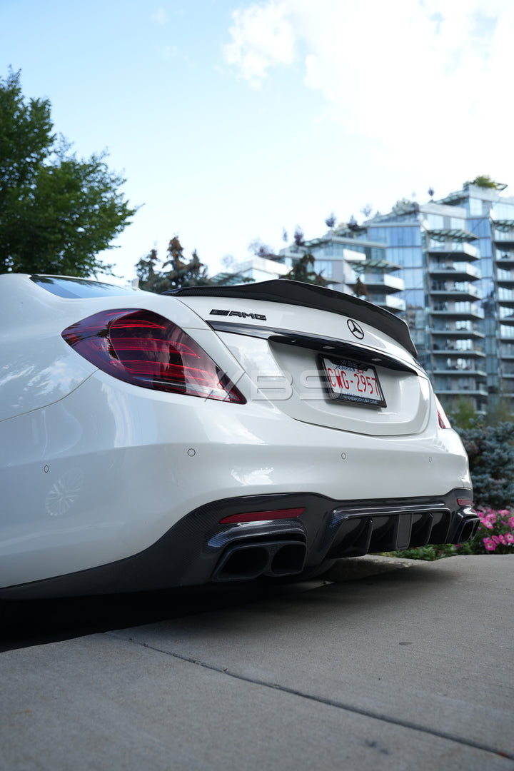 MERCEDES W222 S63/ S CLASS BRABUS DIFFUSER GENUINE CARBON FIBER