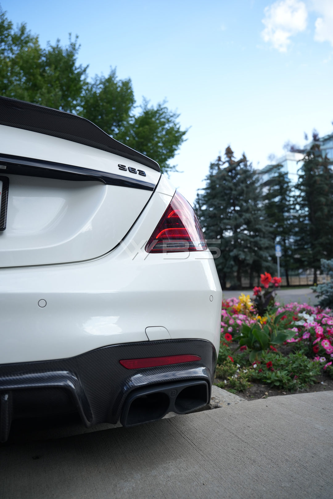 MERCEDES W222 S63/ S CLASS BRABUS DIFFUSER GENUINE CARBON FIBER