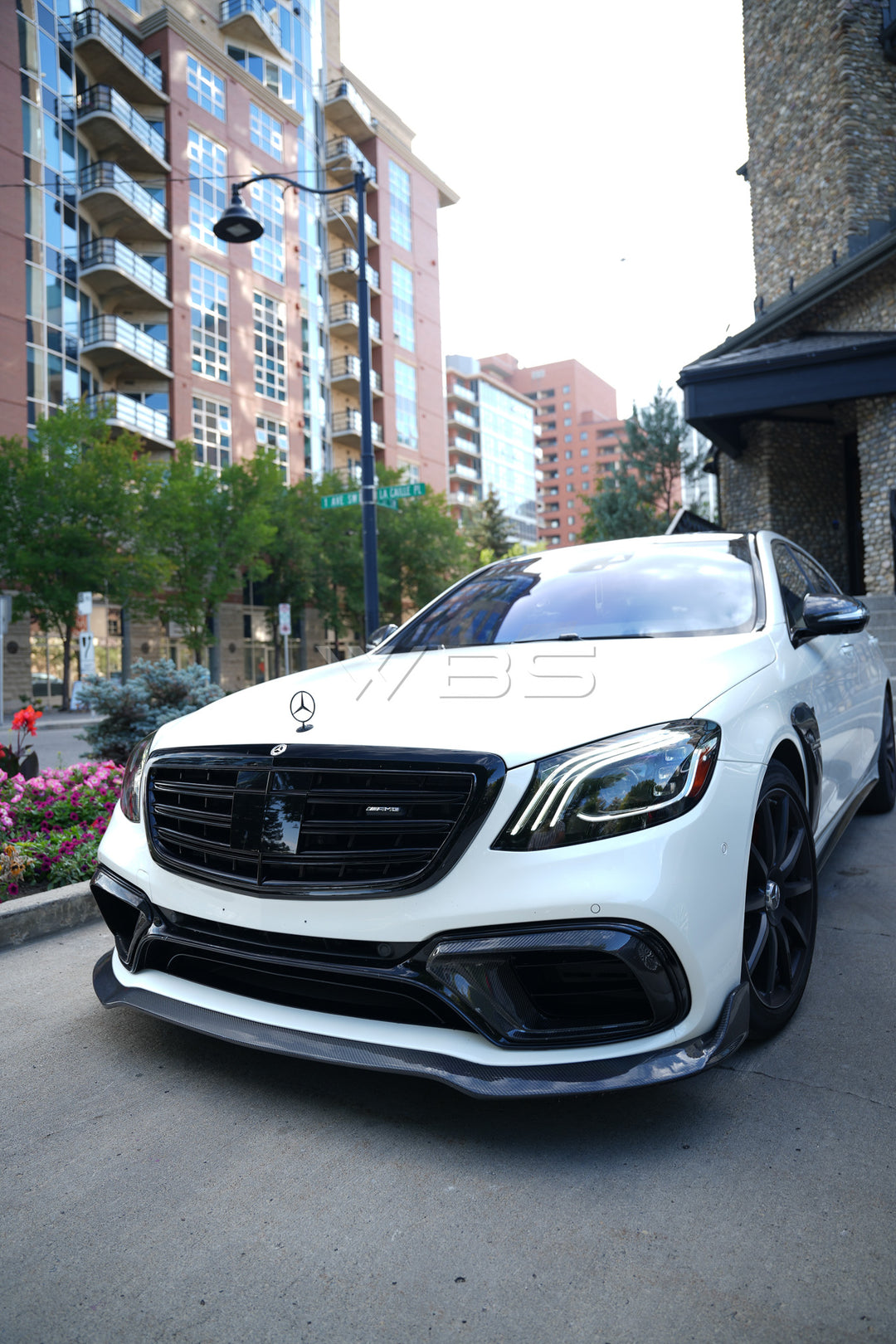 MERCEDES W222 S63/ S CLASS BRABUS FRONT BUMPER LIP GENUINE CARBON FIBER