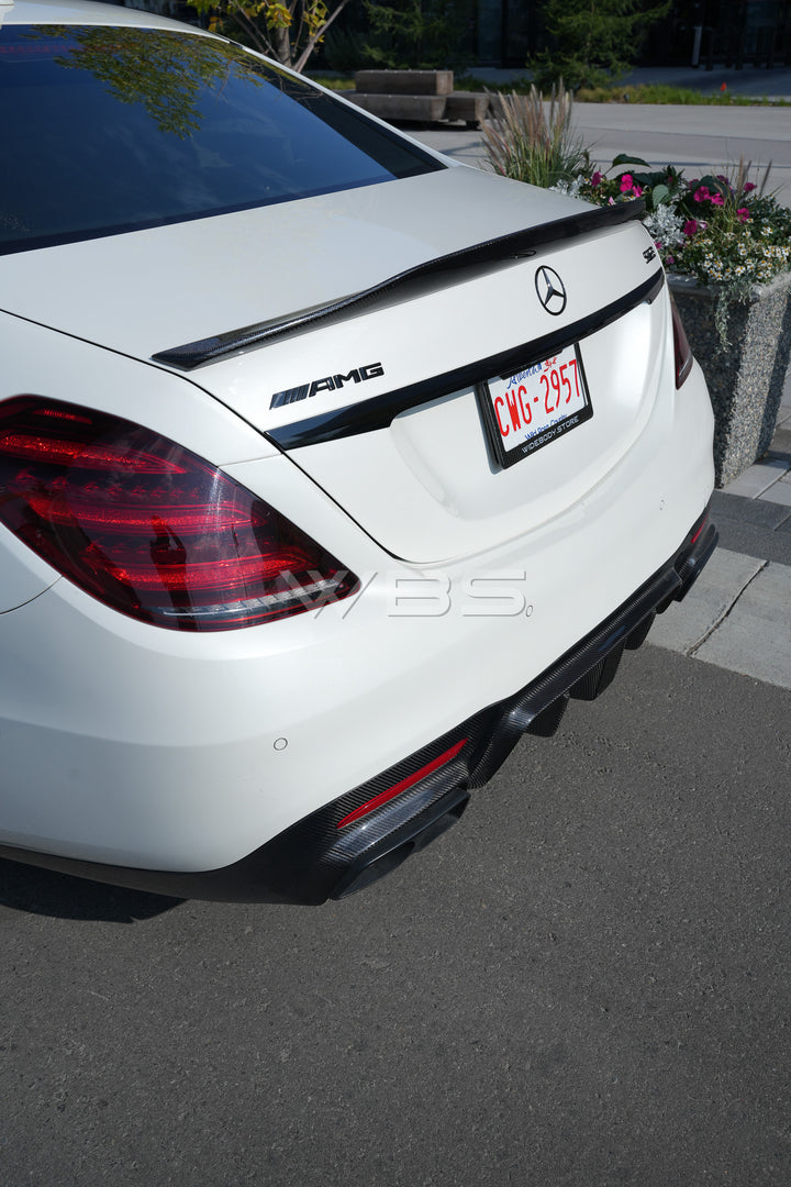 MERCEDES W222 S63/ S CLASS BRABUS DIFFUSER GENUINE CARBON FIBER