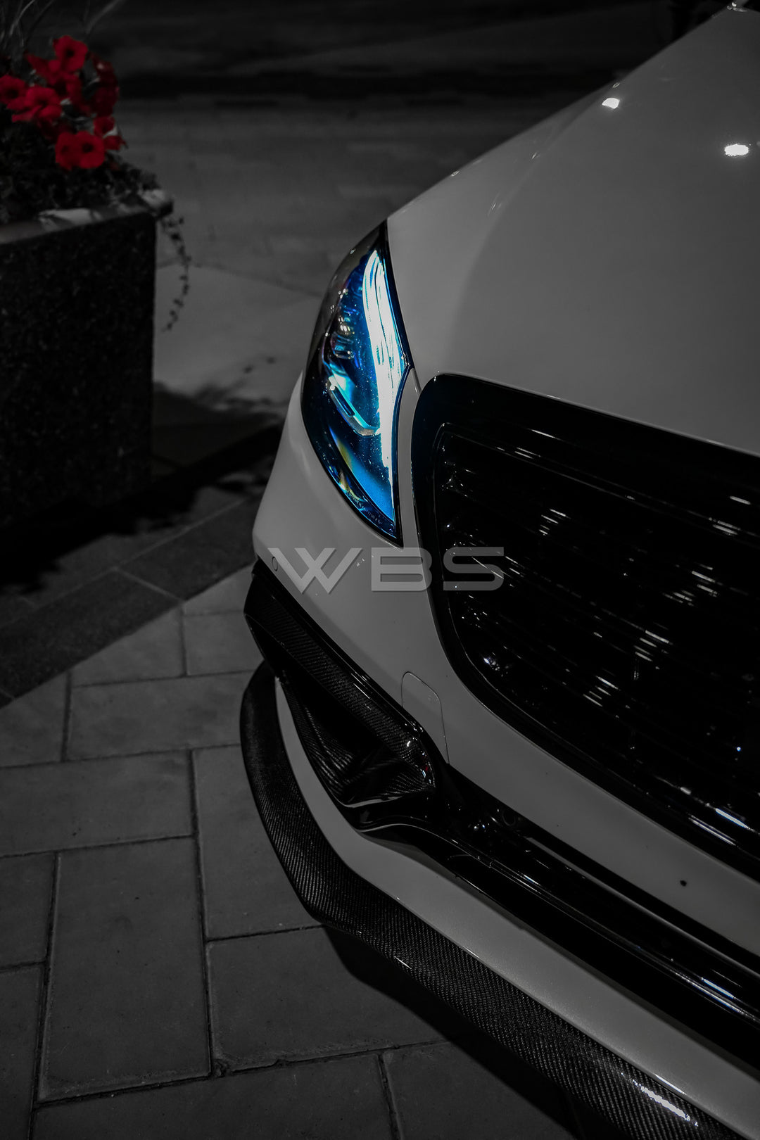 MERCEDES W222 S63/ S CLASS BRABUS FRONT BUMPER LIP GENUINE CARBON FIBER