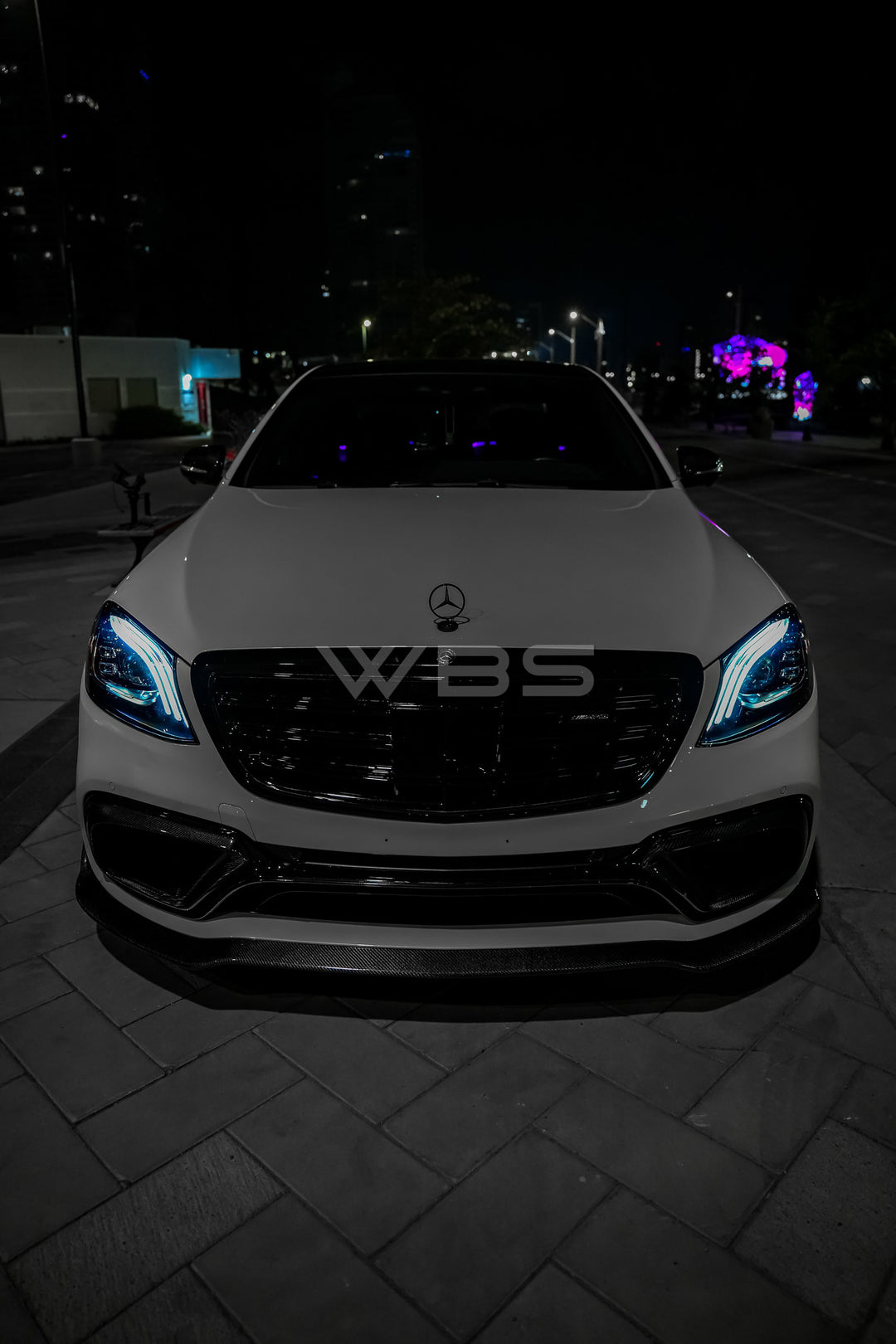 MERCEDES W222 S63/ S CLASS BRABUS FRONT BUMPER LIP GENUINE CARBON FIBER