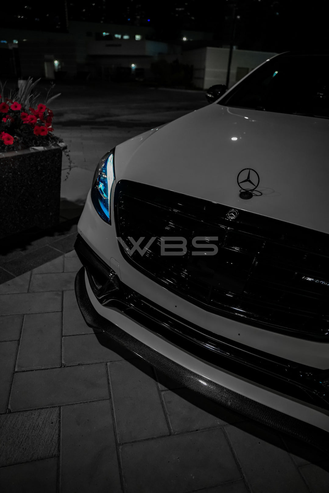 MERCEDES W222 S63/ S CLASS BRABUS FRONT BUMPER LIP GENUINE CARBON FIBER